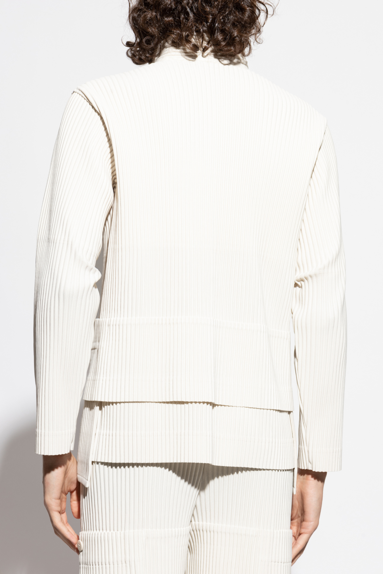 Cream Pleated jacket Homme Plissé Issey Miyake - Vitkac Canada